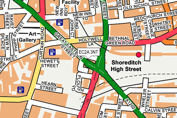 Map of ASHTECH IT SERVICES LTD at local scale