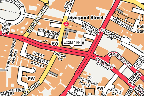 Map of BLADES BARBERSHOPS LTD at local scale