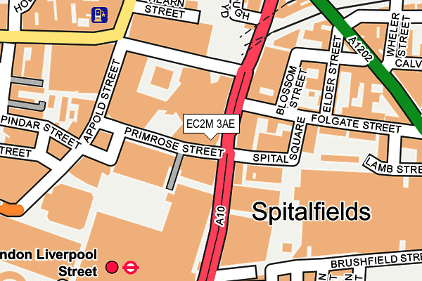 Map of EDINBURGH ST JAMES HOTEL LIMITED PARTNERSHIP at local scale