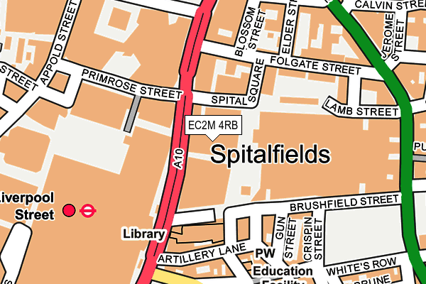Map of CHARLOTTE TILBURY LIMITED at local scale