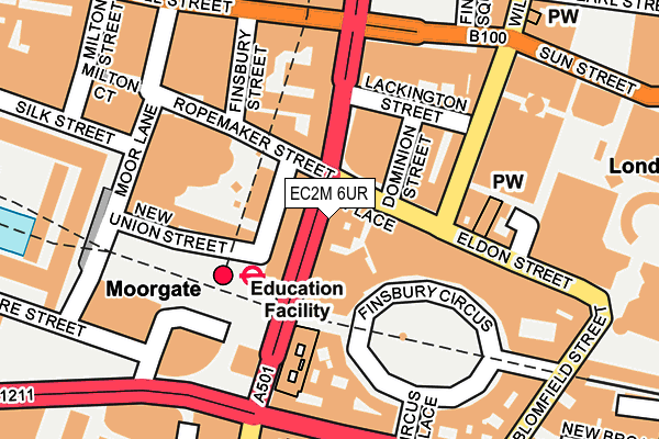 Map of MSD LIMITED at local scale