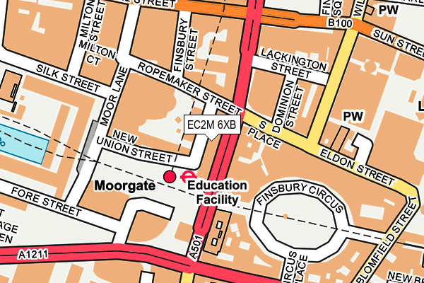 Map of WESTWAY ESTATE MANAGEMENT LIMITED at local scale