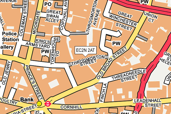 EC2N 2AT map - OS OpenMap – Local (Ordnance Survey)