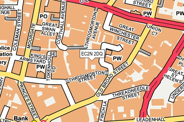 EC2N 2DQ map - OS OpenMap – Local (Ordnance Survey)