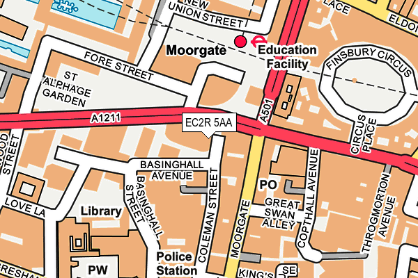 Map of 245 HAMMERSMITH ROAD NOMINEE 2 LIMITED at local scale