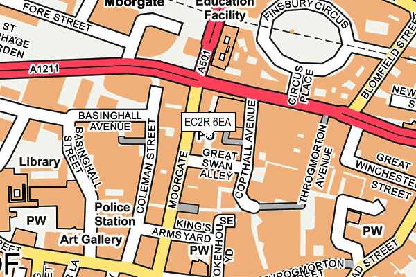 Map of ICAEW LIMITED at local scale