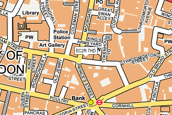 EC2R 7HD map - OS OpenMap – Local (Ordnance Survey)