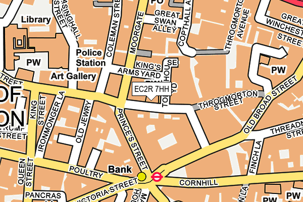 EC2R 7HH map - OS OpenMap – Local (Ordnance Survey)