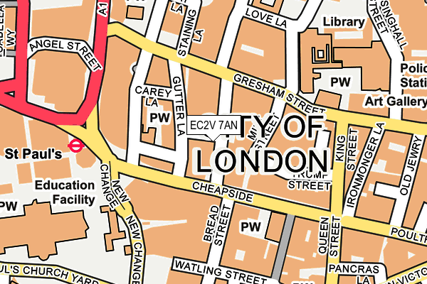 Map of LIVINGBRIDGE ENTERPRISE LLP at local scale