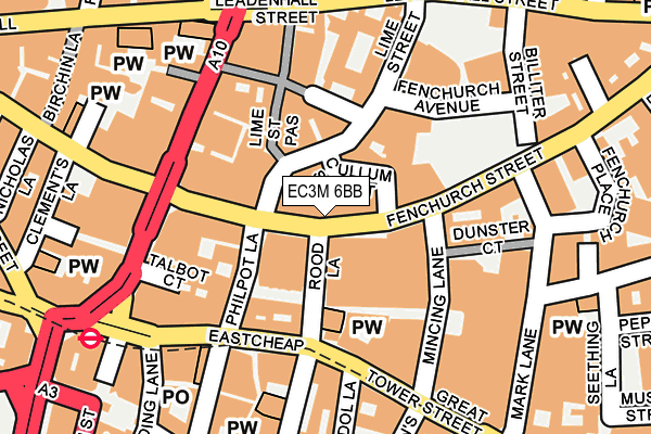 EC3M 6BB map - OS OpenMap – Local (Ordnance Survey)