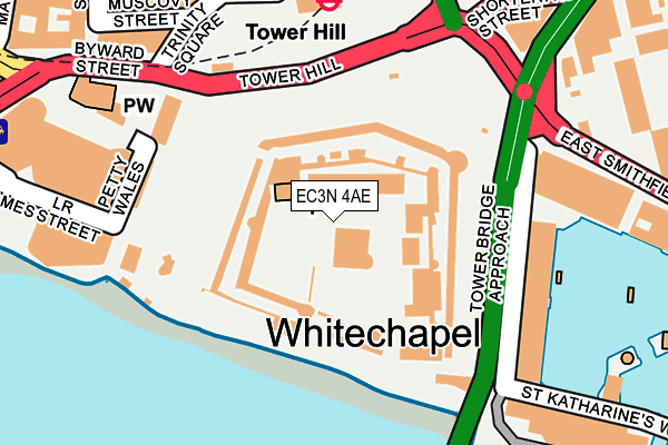EC3N 4AE map - OS OpenMap – Local (Ordnance Survey)