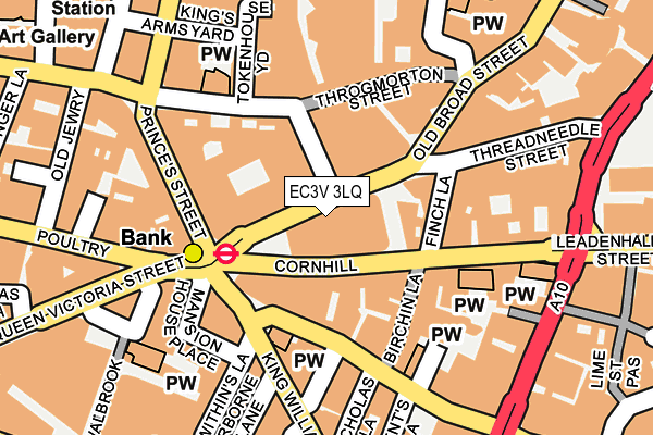 EC3V 3LQ map - OS OpenMap – Local (Ordnance Survey)