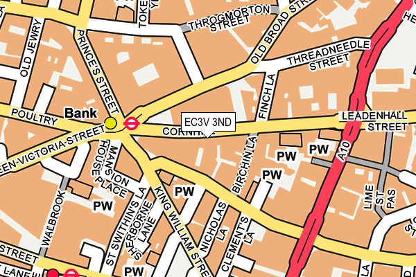 EC3V 3ND map - OS OpenMap – Local (Ordnance Survey)