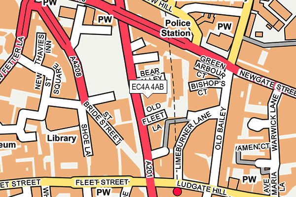 Map of FIZZY POPLAR LLP at local scale