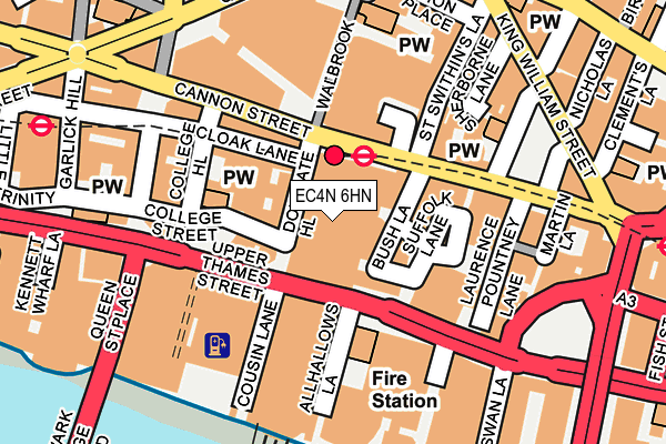 EC4N 6HN map - OS OpenMap – Local (Ordnance Survey)