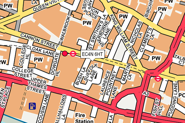 EC4N 6HT map - OS OpenMap – Local (Ordnance Survey)