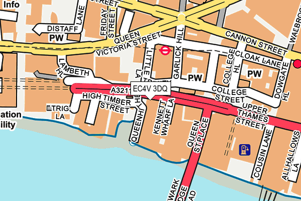 EC4V 3DQ map - OS OpenMap – Local (Ordnance Survey)