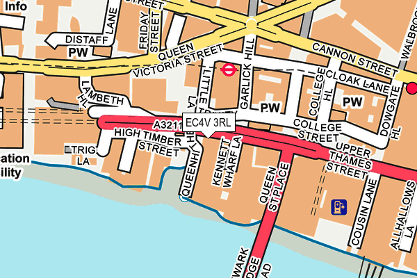 Map of RABO HOLDINGS (UK) LIMITED at local scale