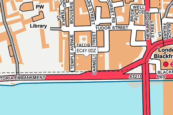 Map of ANDRE DEUTSCH LIMITED at local scale