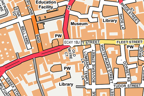 EC4Y 1BJ map - OS OpenMap – Local (Ordnance Survey)