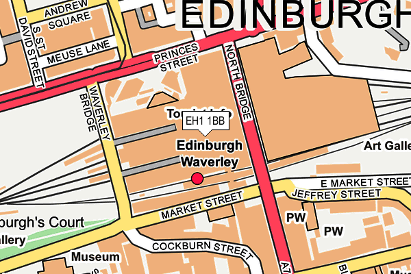 EH1 1BB map - OS OpenMap – Local (Ordnance Survey)