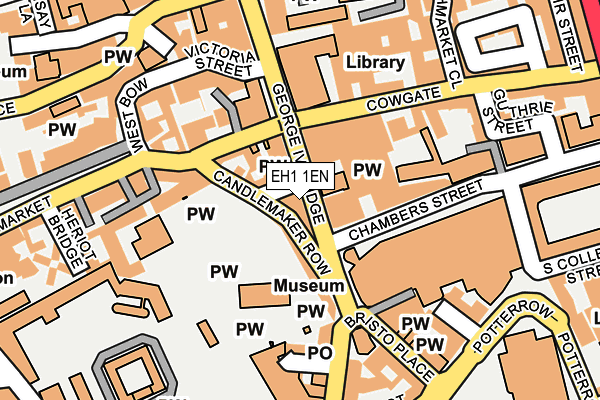 EH1 1EN map - OS OpenMap – Local (Ordnance Survey)