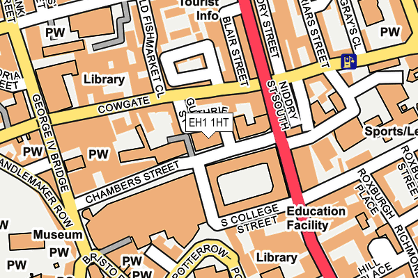 Map of UOE ESTATES SERVICES COMPANY LIMITED at local scale