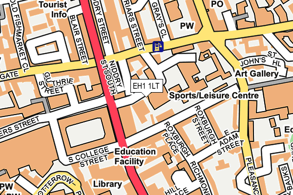 Map of DOVECOT PROPERTIES LIMITED at local scale