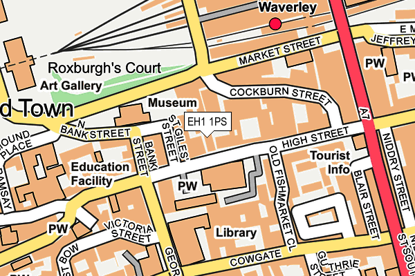 EH1 1PS map - OS OpenMap – Local (Ordnance Survey)