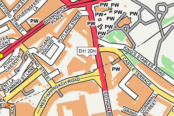 Map of PGMS (GLASGOW) LIMITED at local scale