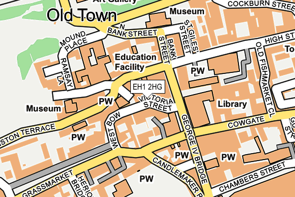 EH1 2HG map - OS OpenMap – Local (Ordnance Survey)