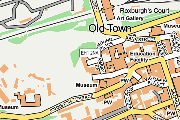 EH1 2NA map - OS OpenMap – Local (Ordnance Survey)