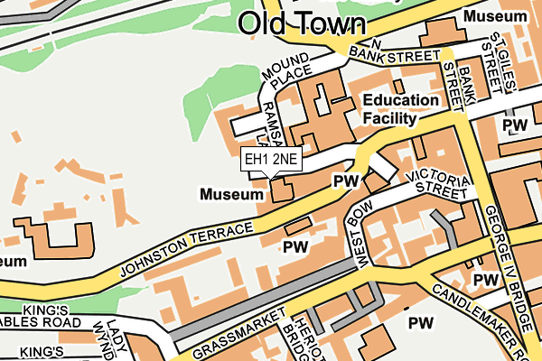 Map of THE SCOTCH WHISKY HERITAGE CENTRE LIMITED at local scale