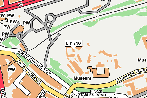 EH1 2NG map - OS OpenMap – Local (Ordnance Survey)