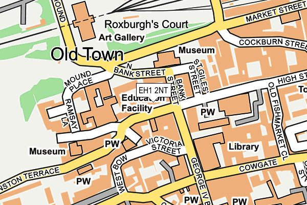 EH1 2NT map - OS OpenMap – Local (Ordnance Survey)