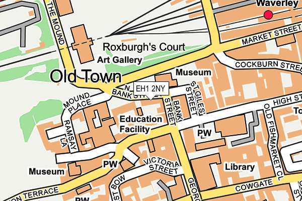 EH1 2NY map - OS OpenMap – Local (Ordnance Survey)