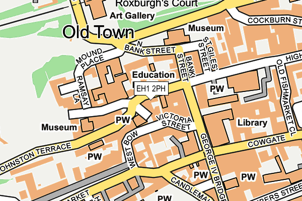 EH1 2PH map - OS OpenMap – Local (Ordnance Survey)