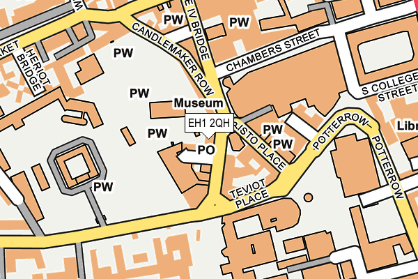 EH1 2QH map - OS OpenMap – Local (Ordnance Survey)