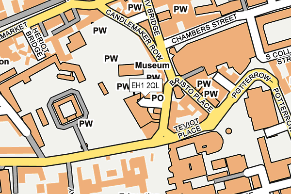 EH1 2QL map - OS OpenMap – Local (Ordnance Survey)