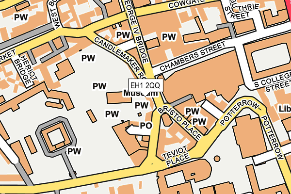 EH1 2QQ map - OS OpenMap – Local (Ordnance Survey)