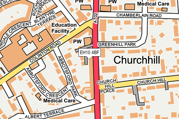 EH10 4BF map - OS OpenMap – Local (Ordnance Survey)