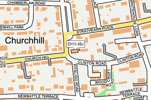 EH10 4BJ map - OS OpenMap – Local (Ordnance Survey)