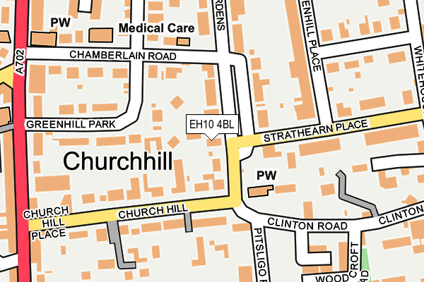 EH10 4BL map - OS OpenMap – Local (Ordnance Survey)