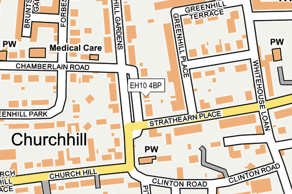 EH10 4BP map - OS OpenMap – Local (Ordnance Survey)