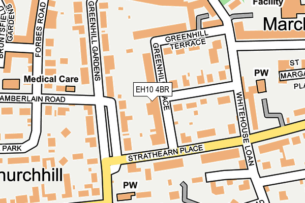 EH10 4BR map - OS OpenMap – Local (Ordnance Survey)