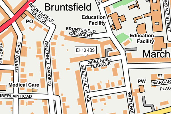 EH10 4BS map - OS OpenMap – Local (Ordnance Survey)