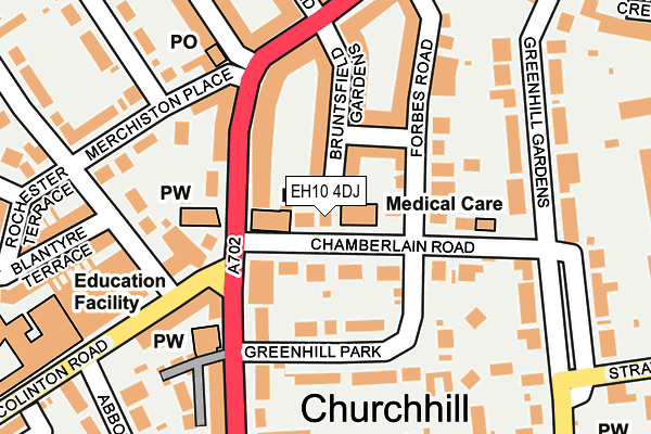 EH10 4DJ map - OS OpenMap – Local (Ordnance Survey)