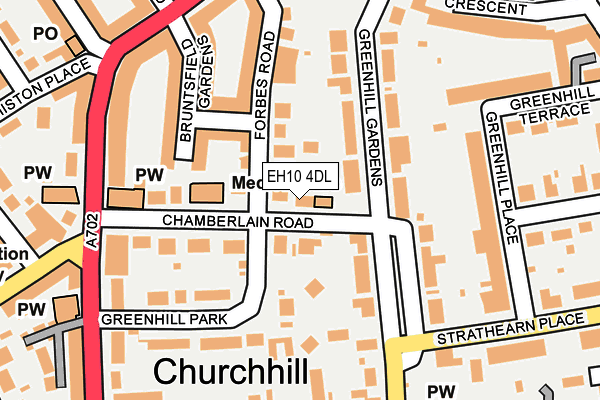 EH10 4DL map - OS OpenMap – Local (Ordnance Survey)