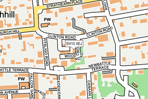 EH10 4EJ map - OS OpenMap – Local (Ordnance Survey)