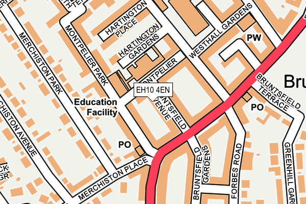 EH10 4EN map - OS OpenMap – Local (Ordnance Survey)